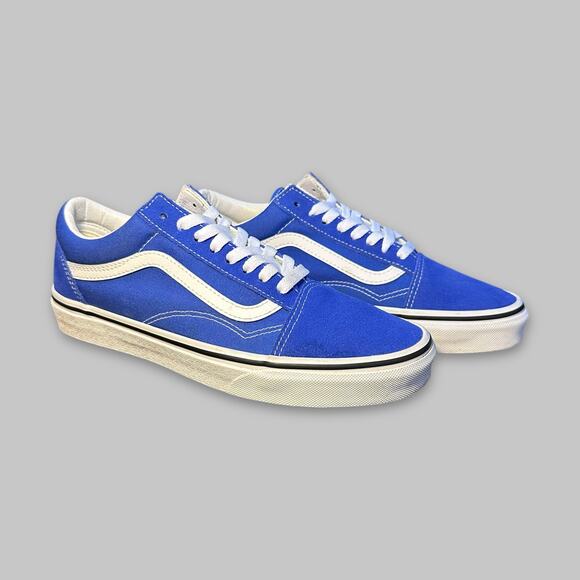 Vans Old Skool Royal Blue & White Men’s Sneakers - Size 8 - Picture 1 of 7